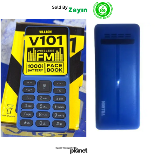 Villaon V101 Dual Sim Card Phone
Villaon V101 Dual SIM Card Phone – Wireless FM, Long Battery, Torch Light, Keypad Mobile
Villaon V101 phone, Villaon keypad phone, Villaon button phone, cheap dual SIM
