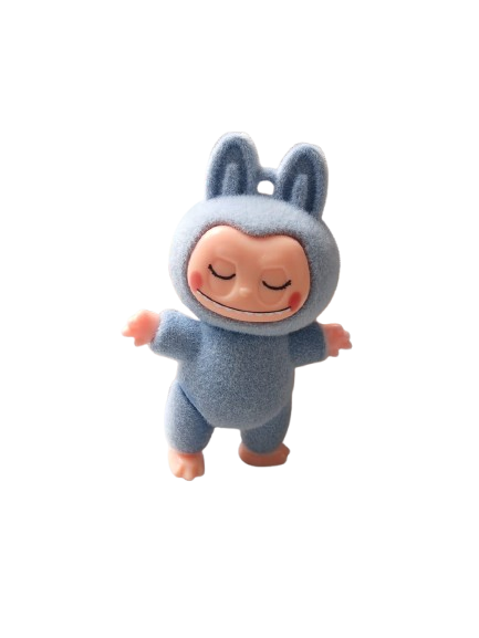 Monster Labubu Blind Box Collectible. Movable parts flocked vinyl figure with 6 surprise types to collect. Great for gift giving or one who loves unique designer toys. Which Labubu will you get?