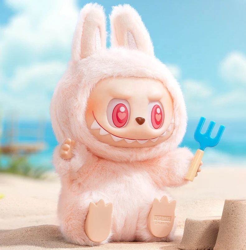 Monster Labubu Blind Box Collectible. Movable parts flocked vinyl figure with 6 surprise types to collect. Great for gift giving or one who loves unique designer toys. Which Labubu will you get?