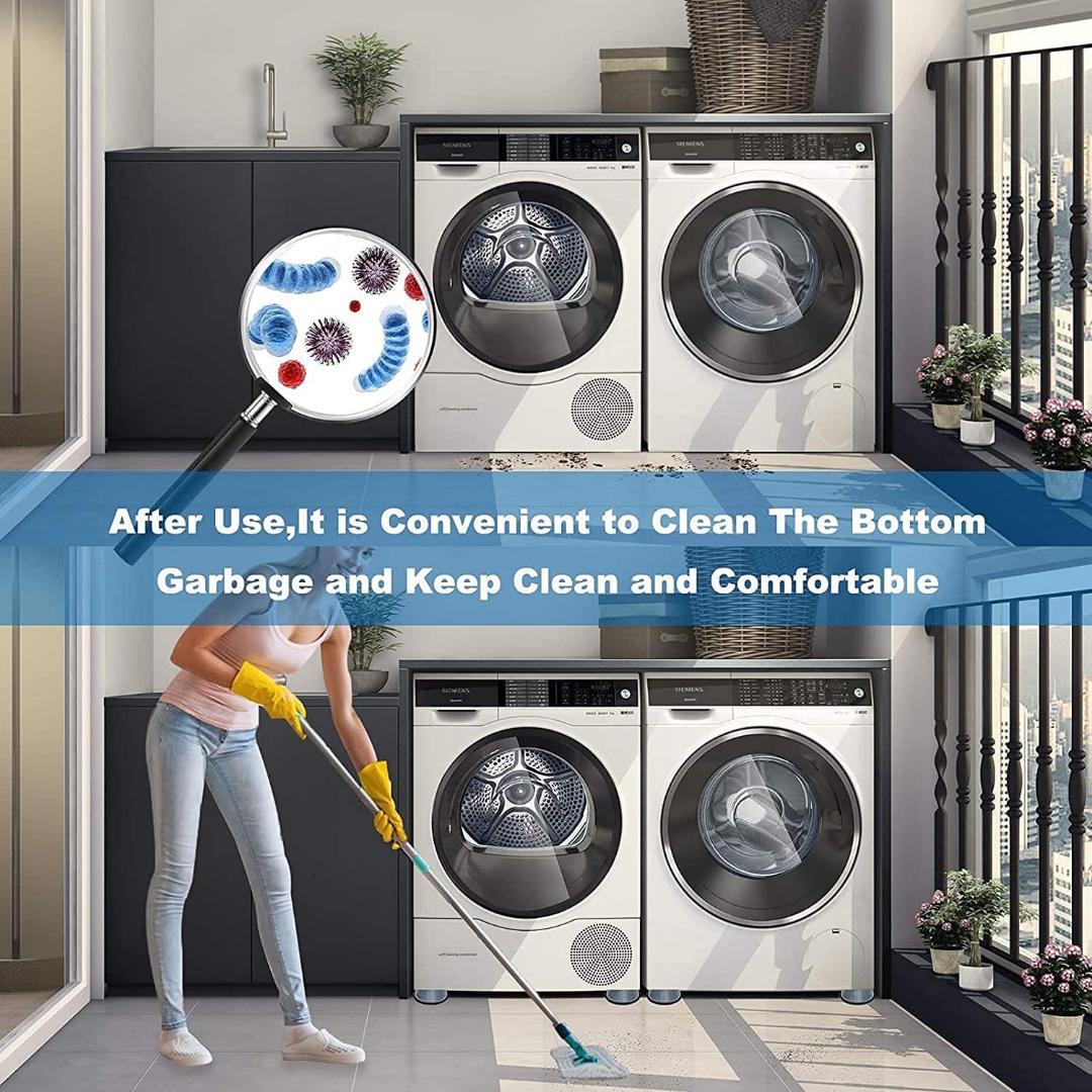 4PCS Anti Vibration Washing Machine Pads Washer Dryer Anti Vibration Shock Absorber Noise Cancelling Washer Support Pads with Suction Cup Fridge Washing Machine