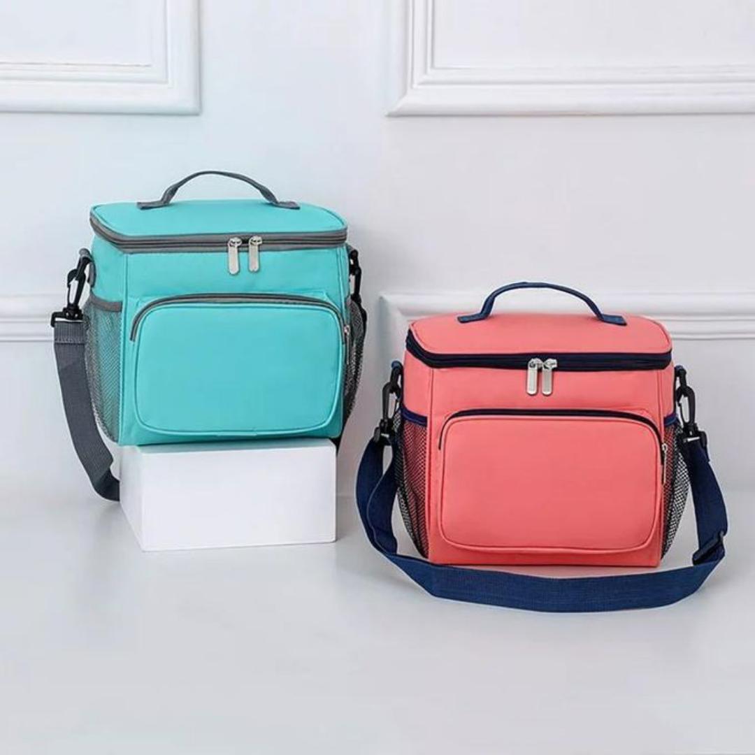 Insulated Lunch Box Cooler Bag for Women Kids Adult, Collapsible Leakproof Lunch Bag with Adjustable Shoulder Strap for Work School Picnic Beach-1pc