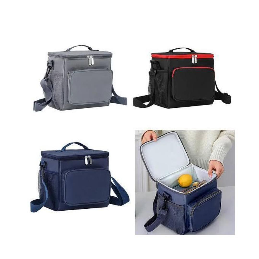 Insulated Lunch Box Cooler Bag for Women Kids Adult, Collapsible Leakproof Lunch Bag with Adjustable Shoulder Strap for Work School Picnic Beach-1pc