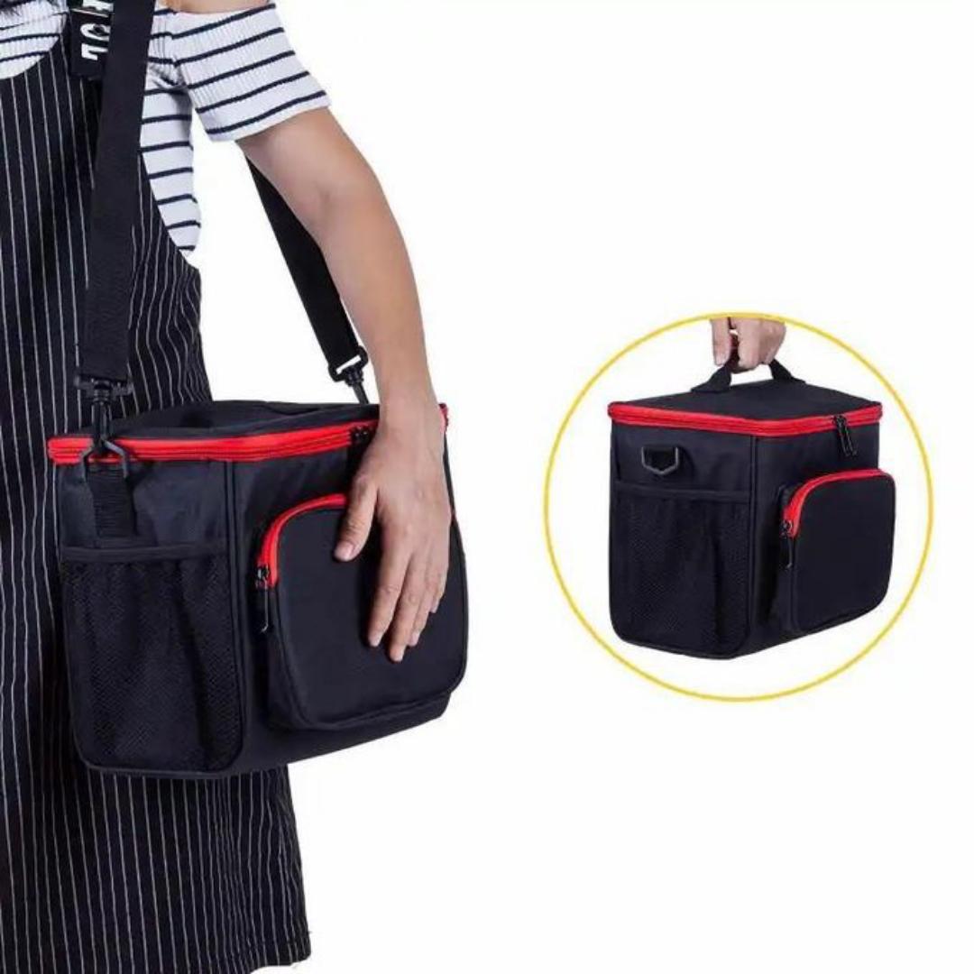 Insulated Lunch Box Cooler Bag for Women Kids Adult, Collapsible Leakproof Lunch Bag with Adjustable Shoulder Strap for Work School Picnic Beach-1pc