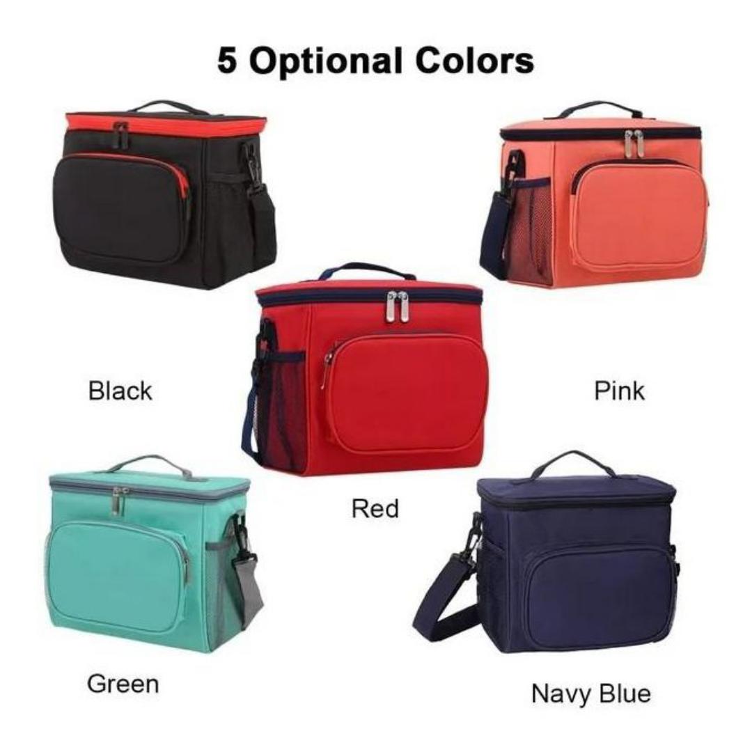 Insulated Lunch Box Cooler Bag for Women Kids Adult, Collapsible Leakproof Lunch Bag with Adjustable Shoulder Strap for Work School Picnic Beach-1pc