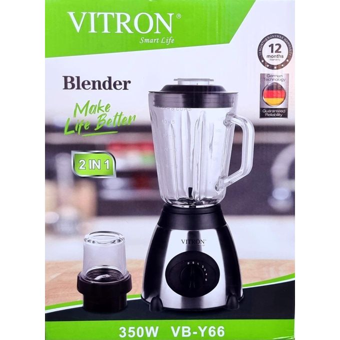Vitron Heavy Duty 2 In 1 Blender With Grinder(350ww Motor)
Brand: Vitron | Similar produ