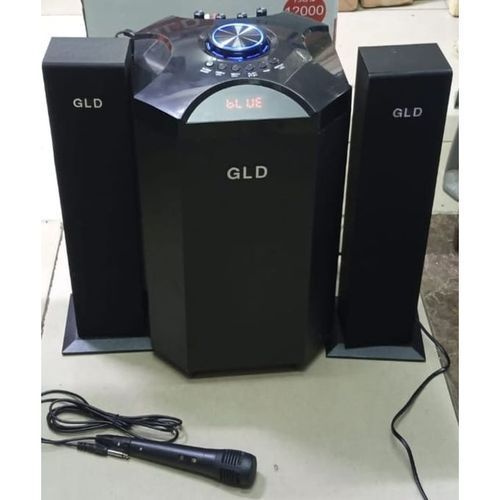 Gld 2.1 Sound Speaker System 12000W GL-004 Home Theatre System with Remote Control Bluetooth Woofer Speaker System One Year Warranty Black 12000w PMPO + FREE 4 WAY EXTENSION