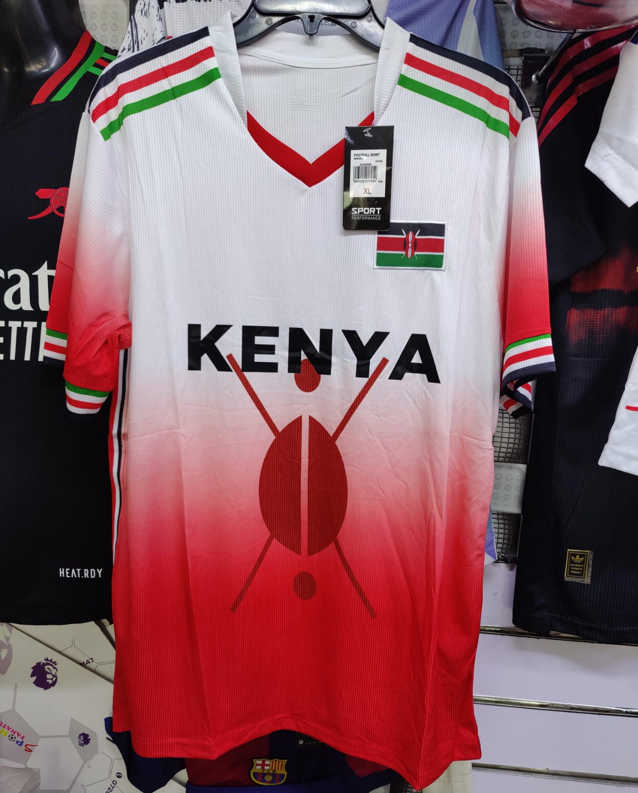 Jersey Kenyan Flag Soccer Football Futaa Match Jersey Kenya Tshirt Weekend Daywear Gymwear Gameday Streetwear Airport Aesthetics Chill Travel Errands Limitless