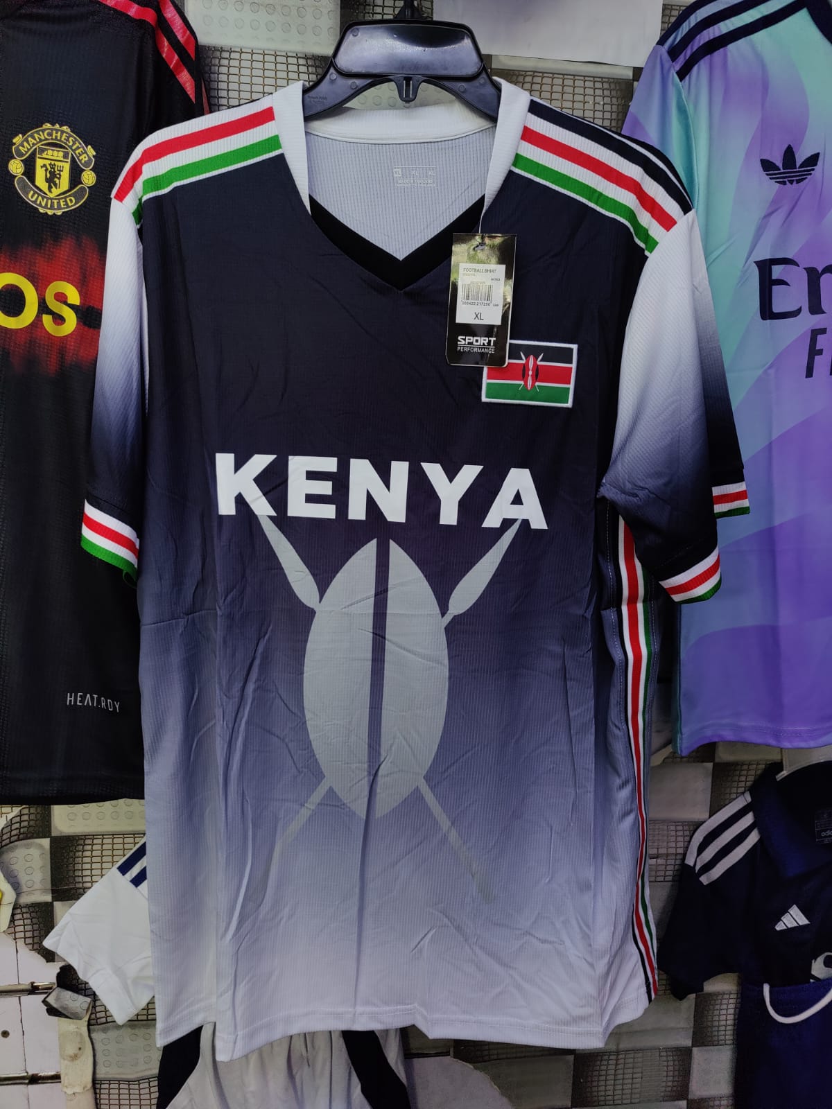 Jersey Kenyan Flag Soccer Football Futaa Match Jersey Kenya Tshirt Weekend Daywear Gymwear Gameday Streetwear Airport Aesthetics Chill Travel Errands Limitless