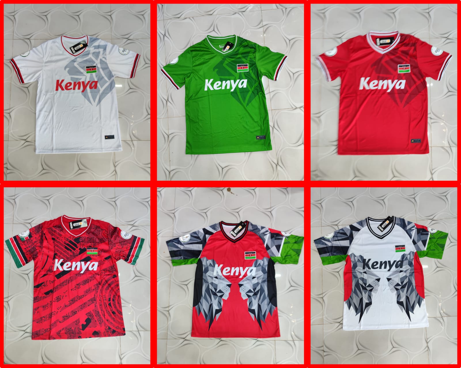 NEW TREND Kenyan Jersey Team Kenya Soccer Jersey Kenyan Flag CHAN Football Futaa Soka Match Jersey Kenya Tshirt Weekend Daywear Gym Gameday Streetwear Airport Aesthetics Chill Travel Errands Limitless