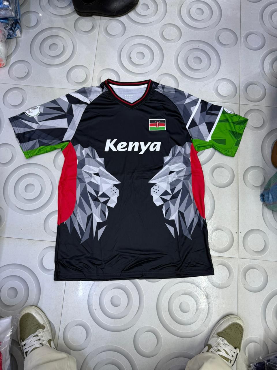 NEW TREND Kenyan Jersey Team Kenya Soccer Jersey Kenyan Flag CHAN Football Futaa Soka Match Jersey Kenya Tshirt Weekend Daywear Gym Gameday Streetwear Airport Aesthetics Chill Travel Errands Limitless