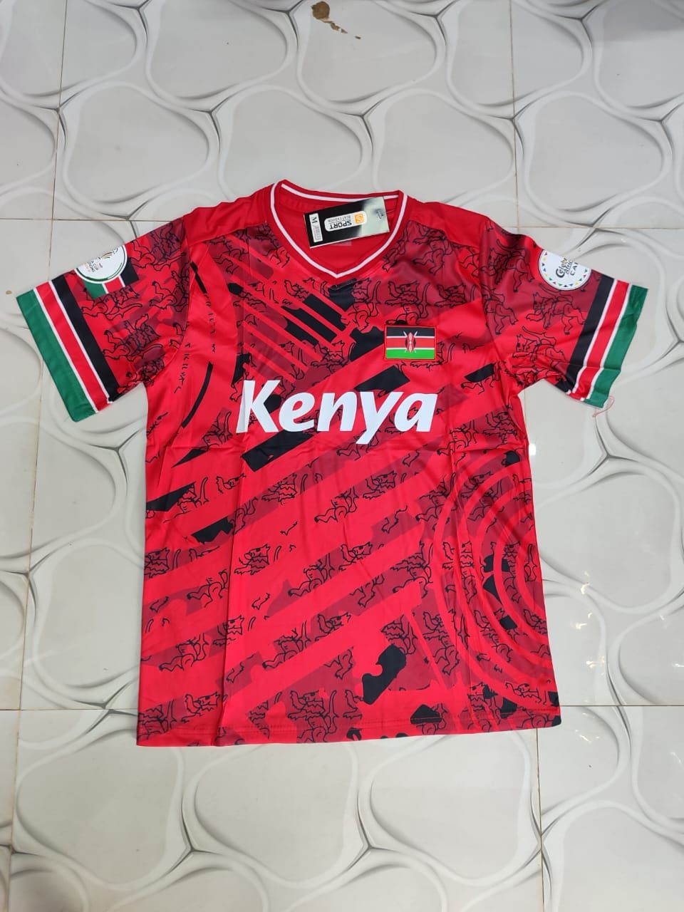NEW TREND Kenyan Jersey Team Kenya Soccer Jersey Kenyan Flag CHAN Football Futaa Soka Match Jersey Kenya Tshirt Weekend Daywear Gym Gameday Streetwear Airport Aesthetics Chill Travel Errands Limitless