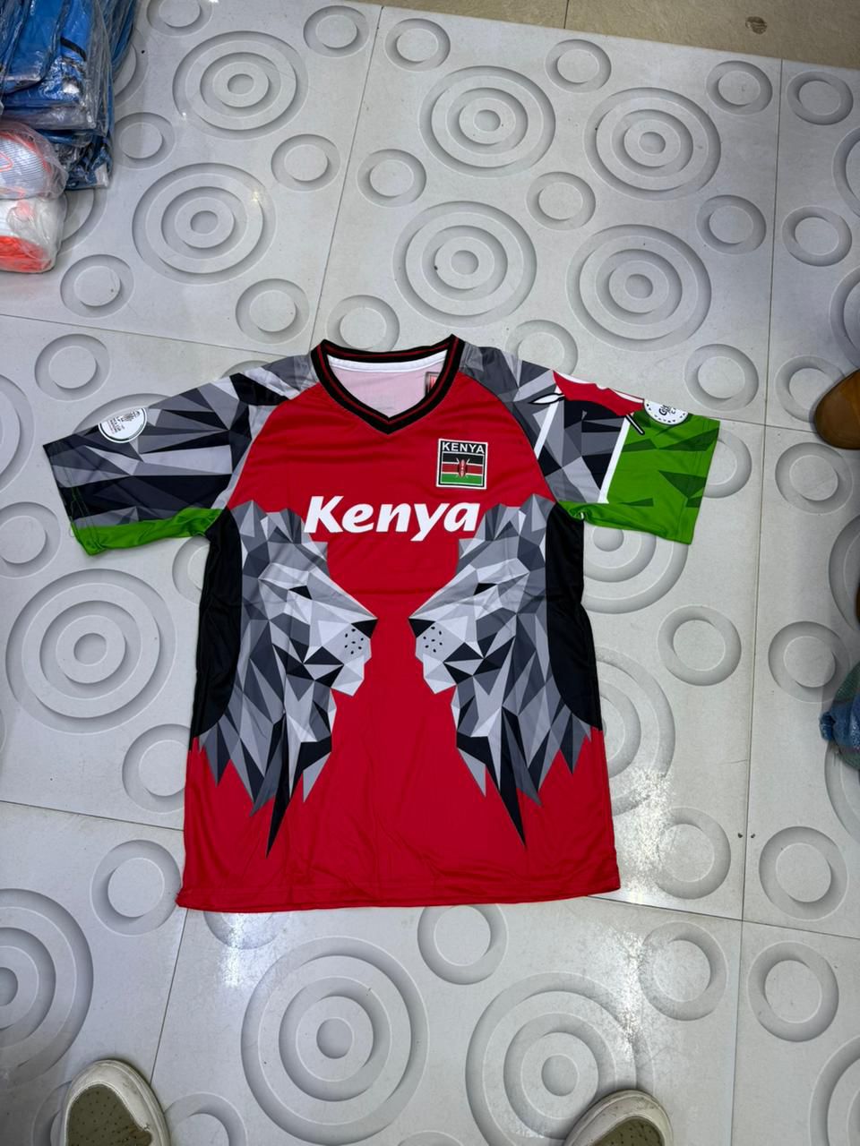 NEW TREND Kenyan Jersey Team Kenya Soccer Jersey Kenyan Flag CHAN Football Futaa Soka Match Jersey Kenya Tshirt Weekend Daywear Gym Gameday Streetwear Airport Aesthetics Chill Travel Errands Limitless