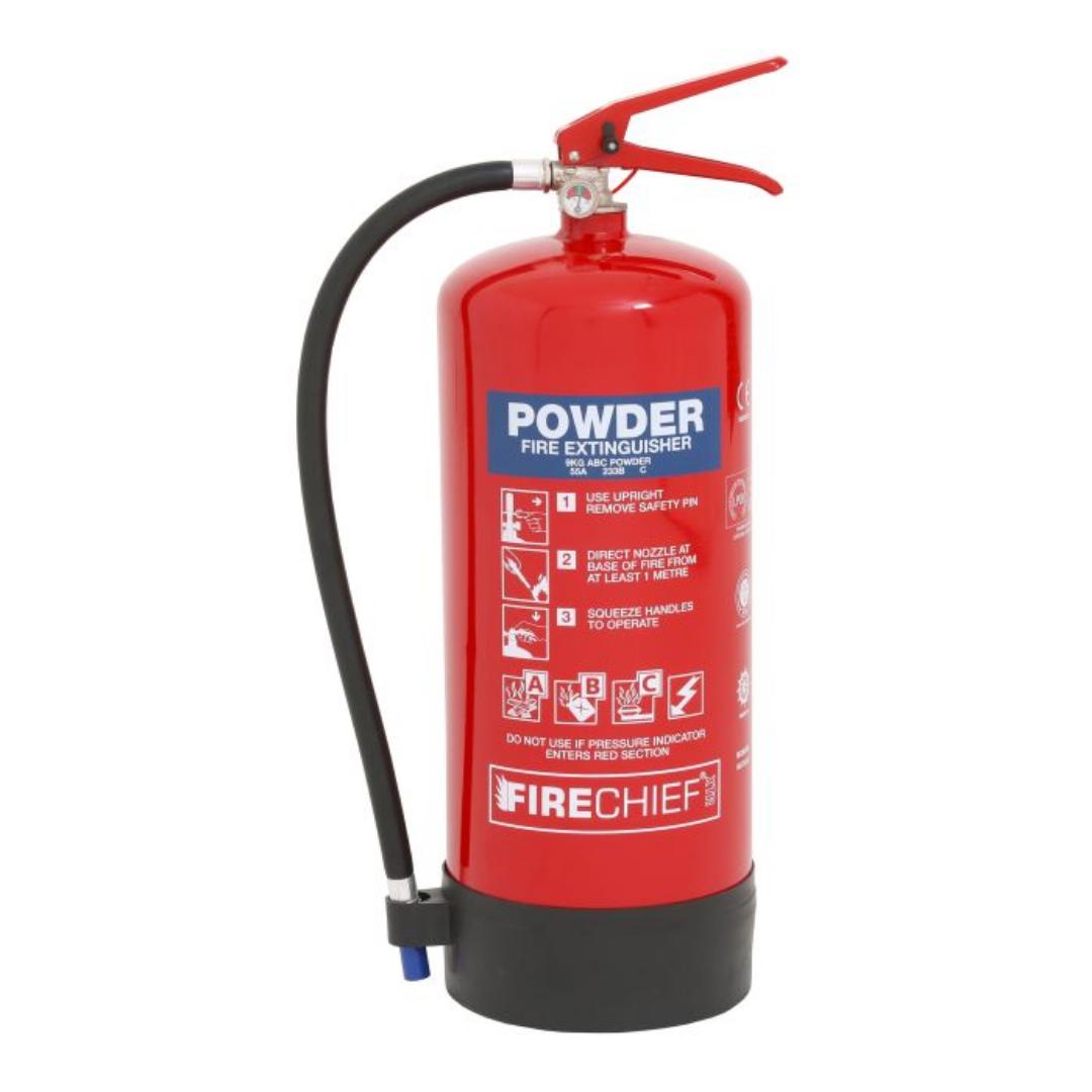 FIRE EXTINGUISHER POWDERED For class Abc and electrical fires
