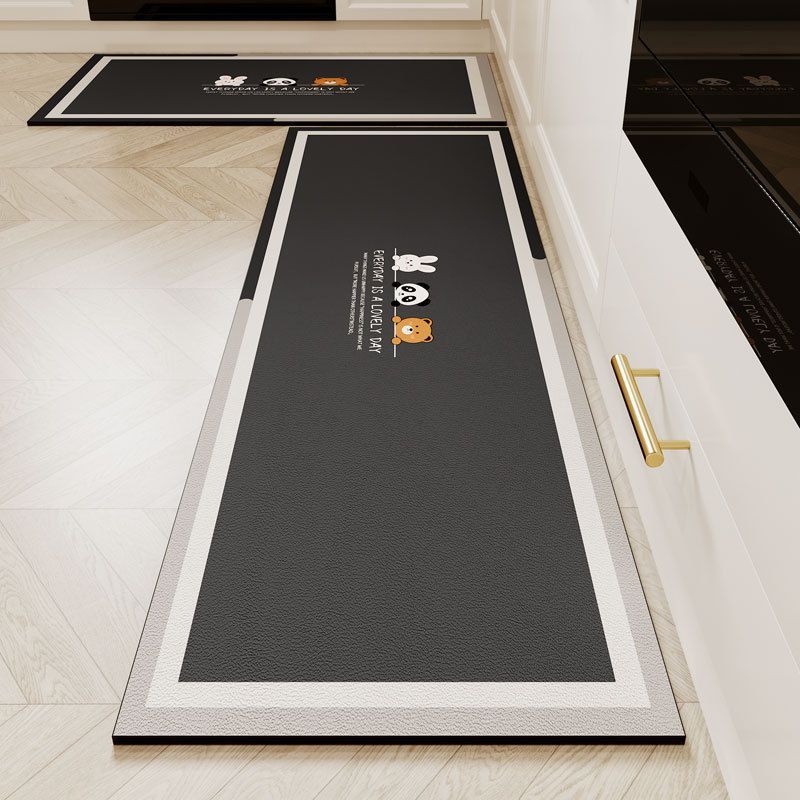 2pcs Spice Print Kitchen Rugs Soft Comfortable Mat Waterproof Non-Slip Floor Mat Runner Rug Absorbent Machine Washable Carpet Kitchen Hallway