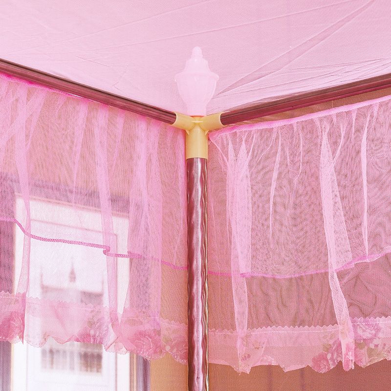 【Special Offer】4 Colors 4 Stands Mosquito Net Mosquito Repellent Tent Bedding Accessories Canopy Bed Curtain Full Bed Princess Bedroom