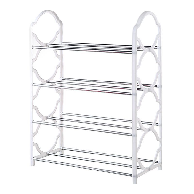 Simple Shoe Rack 5 Layers Metal Shoe Shelf Footwear Amazing Shoerack Living Room Furniture Space Saving 5-Tier Shoes Organizer Stand Holder