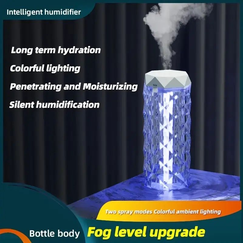 【Promotion】USB Night Light And Table Lamp, 1000ml Large Capacity Humidifier, Aromatherapy Humidifier For Home, Office, Bedroom, Classroom, Ideal For Party Party, Gift Giving And Interior Decoration