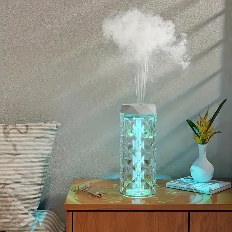 【Promotion】USB Night Light And Table Lamp, 1000ml Large Capacity Humidifier, Aromatherapy Humidifier For Home, Office, Bedroom, Classroom, Ideal For Party Party, Gift Giving And Interior Decoration