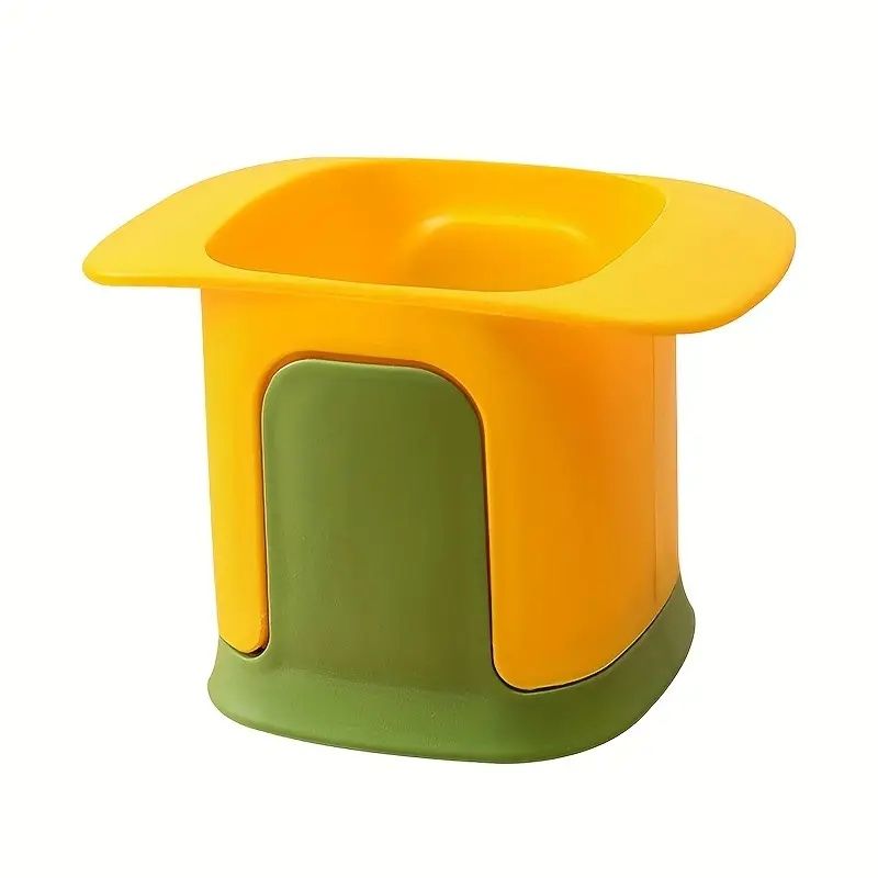 【Promotion】Vegetable Chopper,2 in 1 Hand Chopper For Vegetables Dicing & Slitting,Multifunctional Artifact Chopper, Portable Stainless Steel Mandoline Slicer, for vegatable, potato,fruits,15x9.4x9.9cm