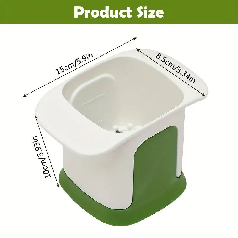 【Promotion】Vegetable Chopper,2 in 1 Hand Chopper For Vegetables Dicing & Slitting,Multifunctional Artifact Chopper, Portable Stainless Steel Mandoline Slicer, for vegatable, potato,fruits,15x9.4x9.9cm