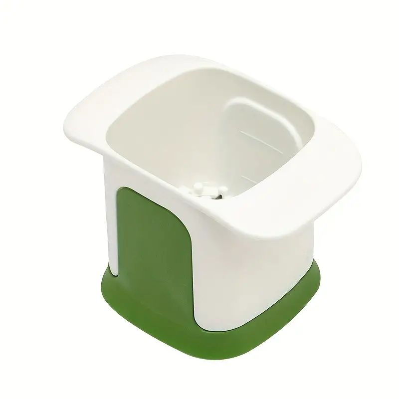 【Promotion】Vegetable Chopper,2 in 1 Hand Chopper For Vegetables Dicing & Slitting,Multifunctional Artifact Chopper, Portable Stainless Steel Mandoline Slicer, for vegatable, potato,fruits,15x9.4x9.9cm