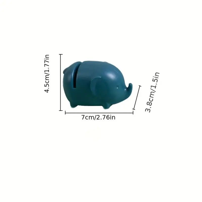 【Promotion】1pc Adorable Elephant-Shaped Kitchen Knife Sharpener - Quick & Easy Manual Sharpening, Durable ABS Material, Mini Animal Design for Efficient Sharpening, No Electricity Needed