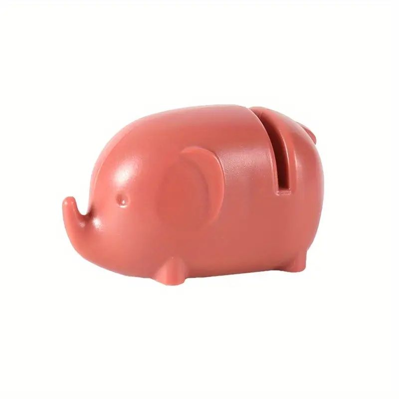 【Promotion】1pc Adorable Elephant-Shaped Kitchen Knife Sharpener - Quick & Easy Manual Sharpening, Durable ABS Material, Mini Animal Design for Efficient Sharpening, No Electricity Needed