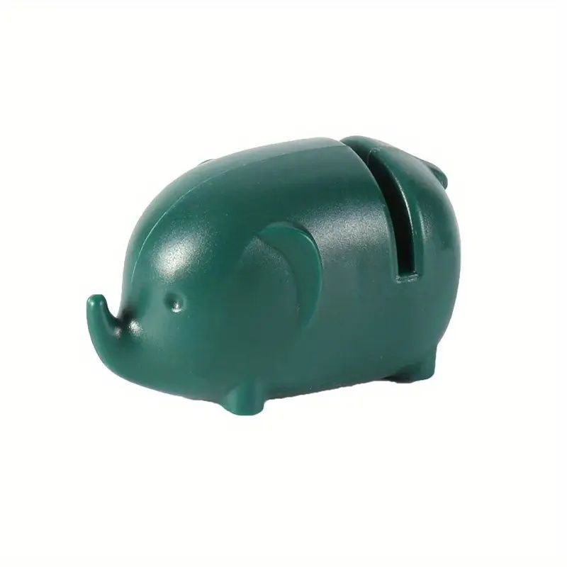【Promotion】1pc Adorable Elephant-Shaped Kitchen Knife Sharpener - Quick & Easy Manual Sharpening, Durable ABS Material, Mini Animal Design for Efficient Sharpening, No Electricity Needed