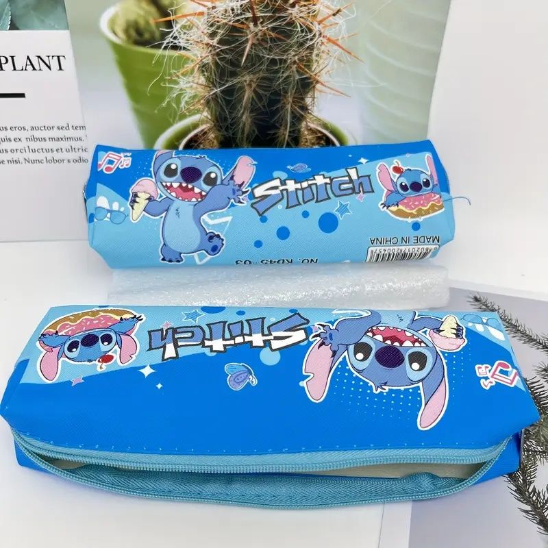 【Promotion】Disney Cartoon Stitch Pencil Case, Pouch Organizer, Desk Organizer, Perfect for New Year Gifts and Birthday Presents