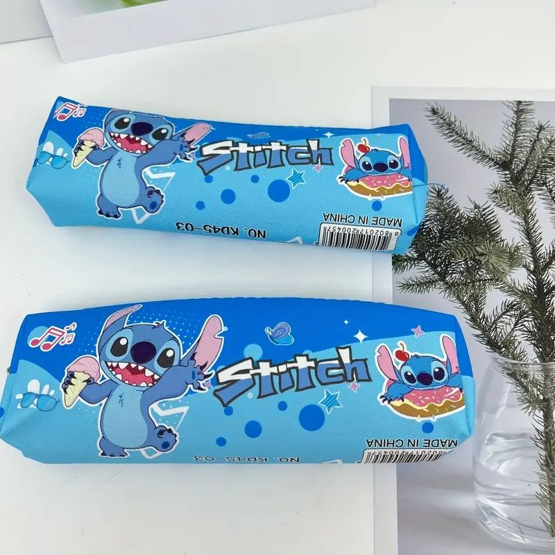 【Promotion】Disney Cartoon Stitch Pencil Case, Pouch Organizer, Desk Organizer, Perfect for New Year Gifts and Birthday Presents
