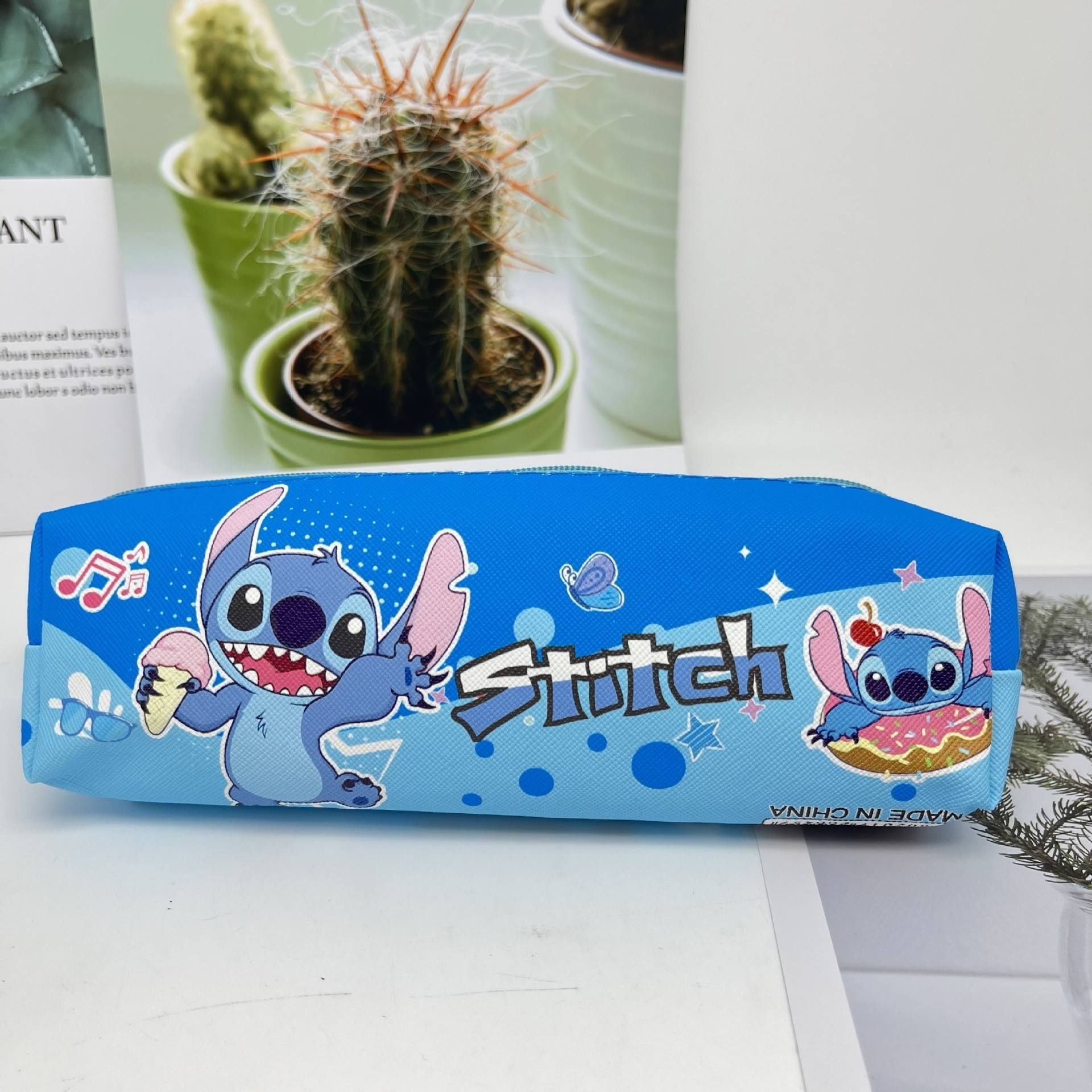 【Promotion】Disney Cartoon Stitch Pencil Case, Pouch Organizer, Desk Organizer, Perfect for New Year Gifts and Birthday Presents