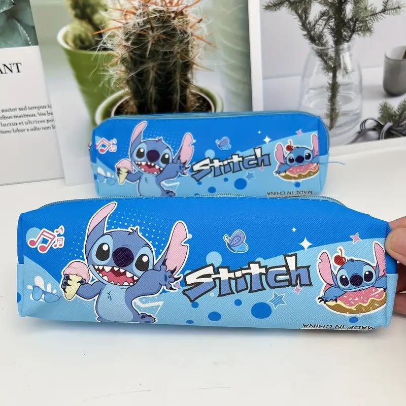 【Promotion】Disney Cartoon Stitch Pencil Case, Pouch Organizer, Desk Organizer, Perfect for New Year Gifts and Birthday Presents