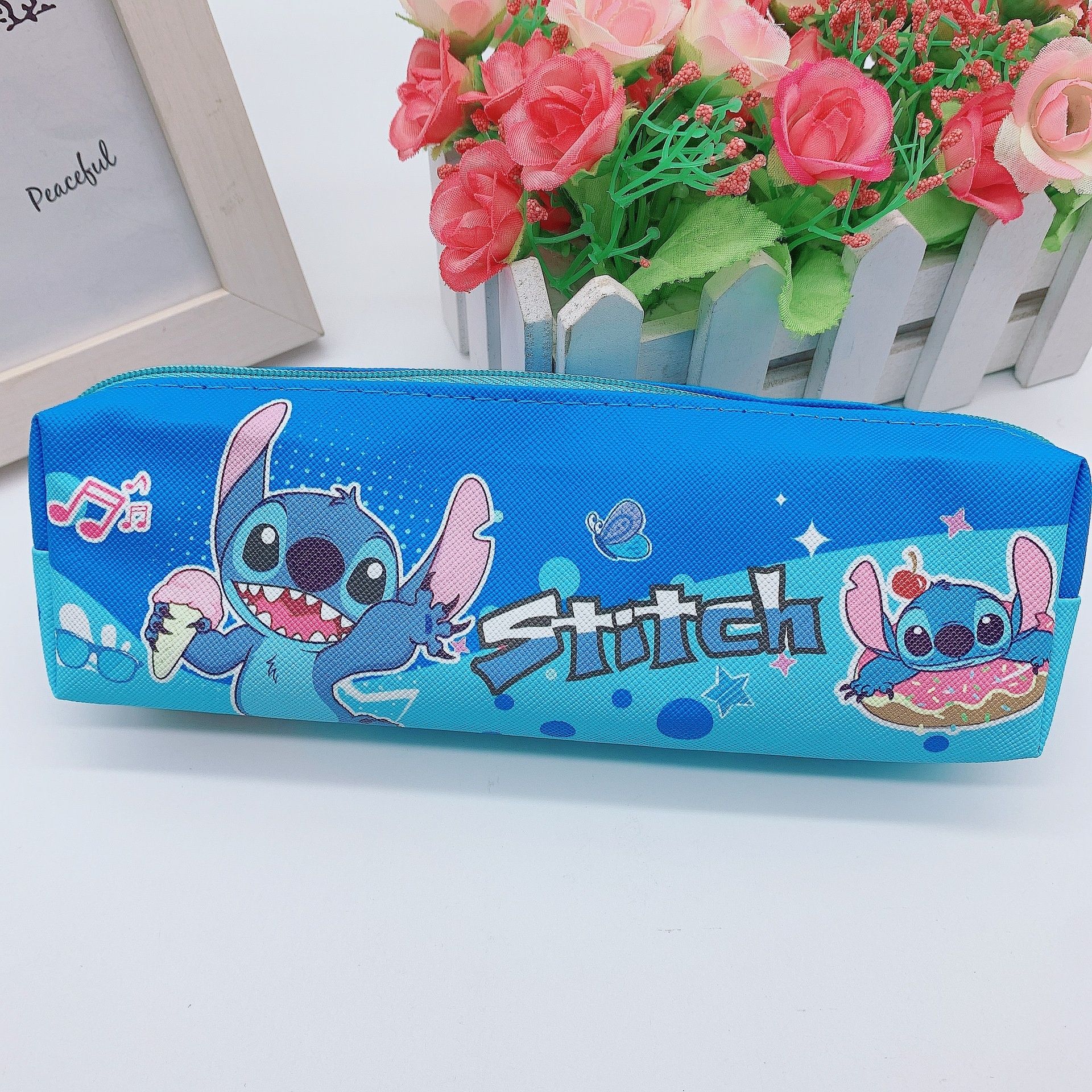 【Promotion】Disney Cartoon Stitch Pencil Case, Pouch Organizer, Desk Organizer, Perfect for New Year Gifts and Birthday Presents