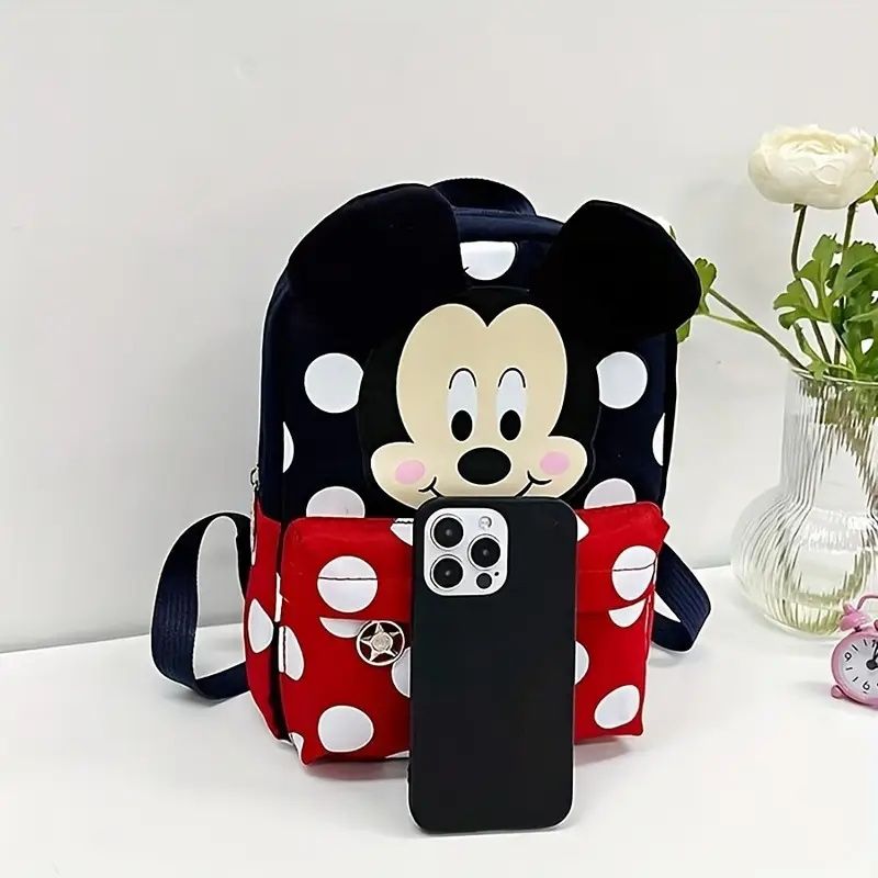 【Promotion】Large Capacity Disney Minnie Backpack for Women | Schoolbag, Foldable Outdoors Daypack | Gift for Christmas/Thanksgiving/Birthday/Valentine's Day Party Favors
