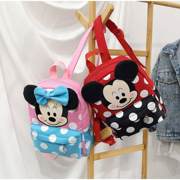 【Promotion】Large Capacity Disney Minnie Backpack for Women | Schoolbag, Foldable Outdoors Daypack | Gift for Christmas/Thanksgiving/Birthday/Valentine's Day Party Favors
