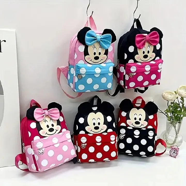 【Promotion】Large Capacity Disney Minnie Backpack for Women | Schoolbag, Foldable Outdoors Daypack | Gift for Christmas/Thanksgiving/Birthday/Valentine's Day Party Favors