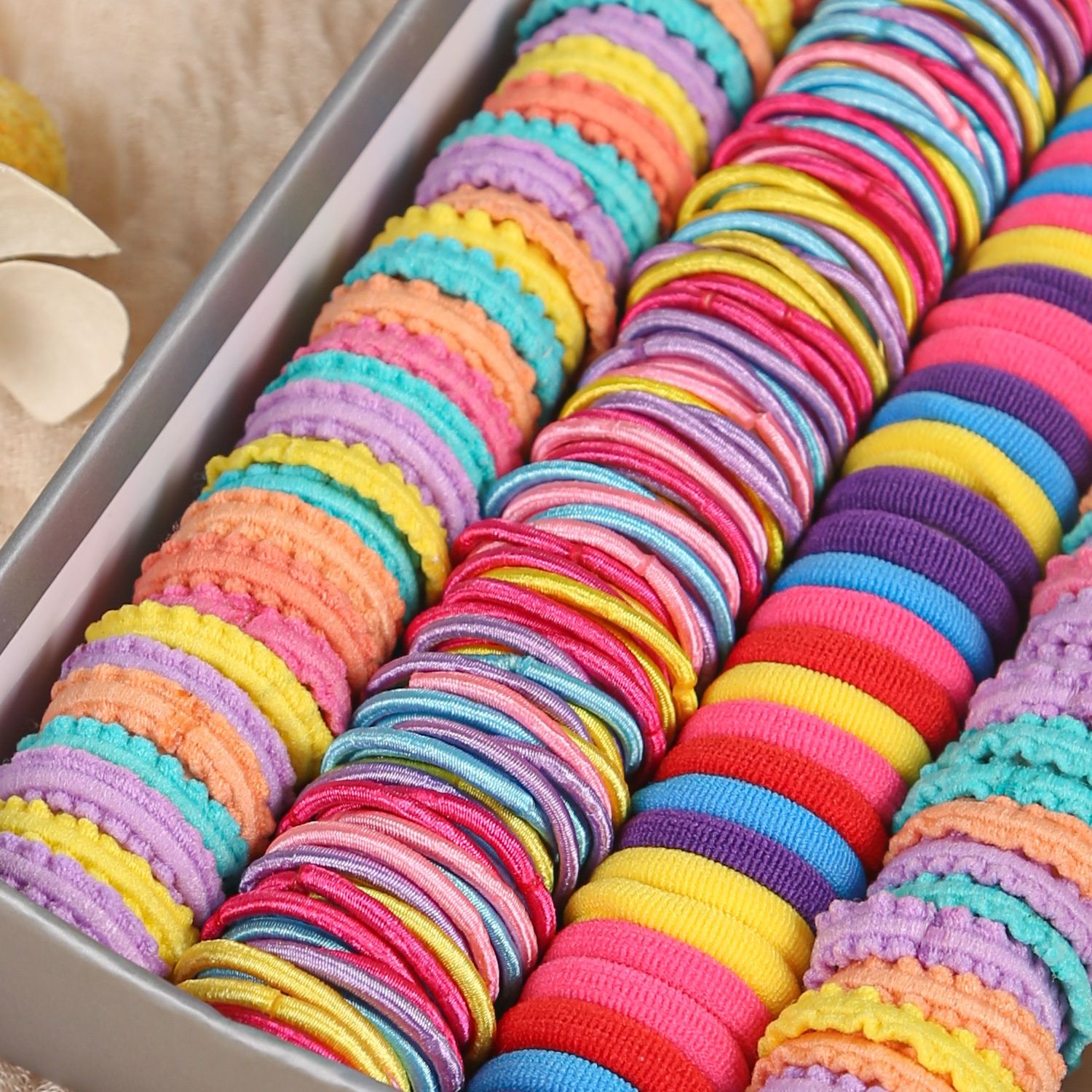 【Promotion】231pcs/set of colorful hair accessories, including flower hair ornaments inlaid with sparkling Rhinestones, butterfly hair clips for realistic styling and super colorful hair rings