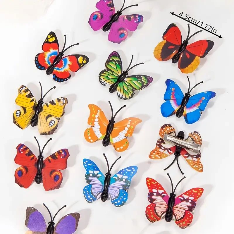 【Promotion】231pcs/set of colorful hair accessories, including flower hair ornaments inlaid with sparkling Rhinestones, butterfly hair clips for realistic styling and super colorful hair rings
