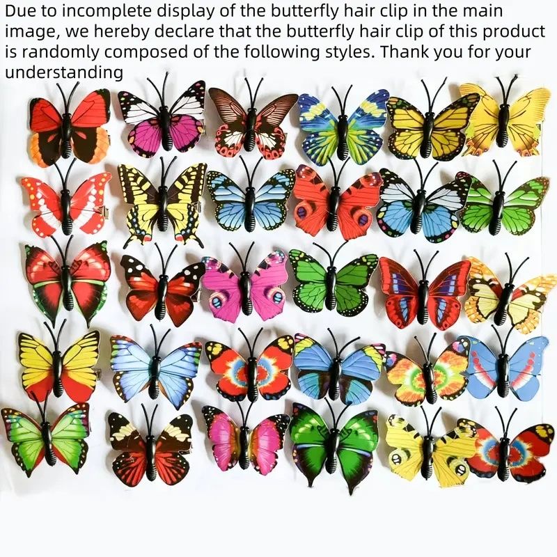 【Promotion】231pcs/set of colorful hair accessories, including flower hair ornaments inlaid with sparkling Rhinestones, butterfly hair clips for realistic styling and super colorful hair rings