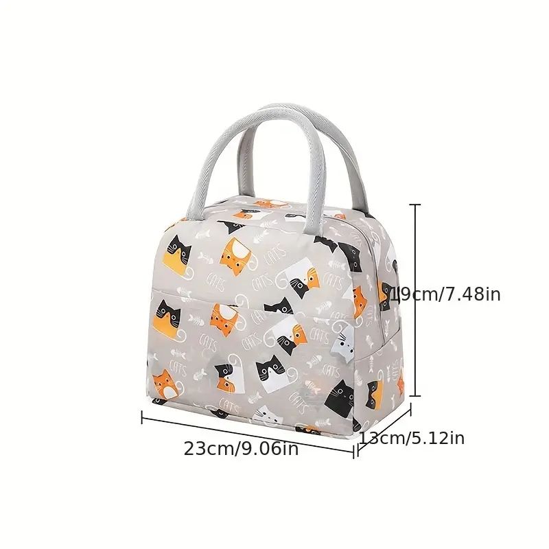 Insulated Lunch Bag Tote Bag for Women Wide Open Insulated Cooler Bag Water-Resistant Thermal Leak-Proof Lunch Organizer for Men Girls Outdoor Picnic Work