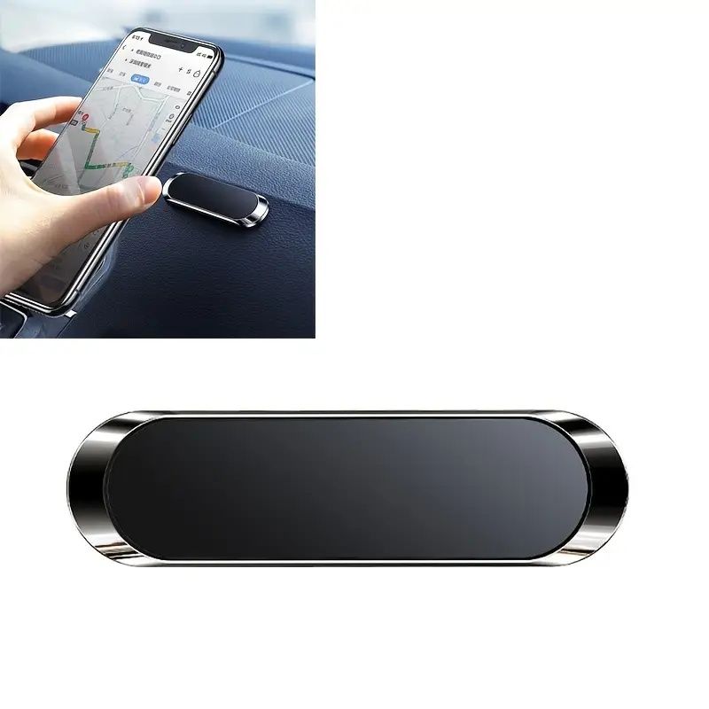 Universal Car Phone Holder - Powerful Magnetic Grip, Strong Adhesive Paste Holder Stand, Universal Compatibility for iPhone Samsung Xiaomi
