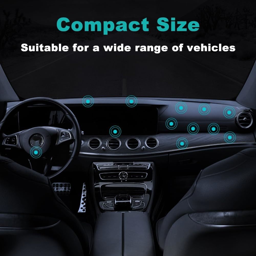 Universal Car Phone Holder - Powerful Magnetic Grip, Strong Adhesive Paste Holder Stand, Universal Compatibility for iPhone Samsung Xiaomi