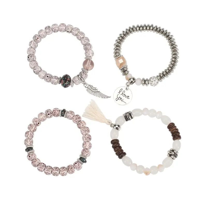 Bohemian Winged Tassel Beaded Bracelets, Women's Fashion Jewelry, Versatile for Casual Attire and Perfect Holiday Gift