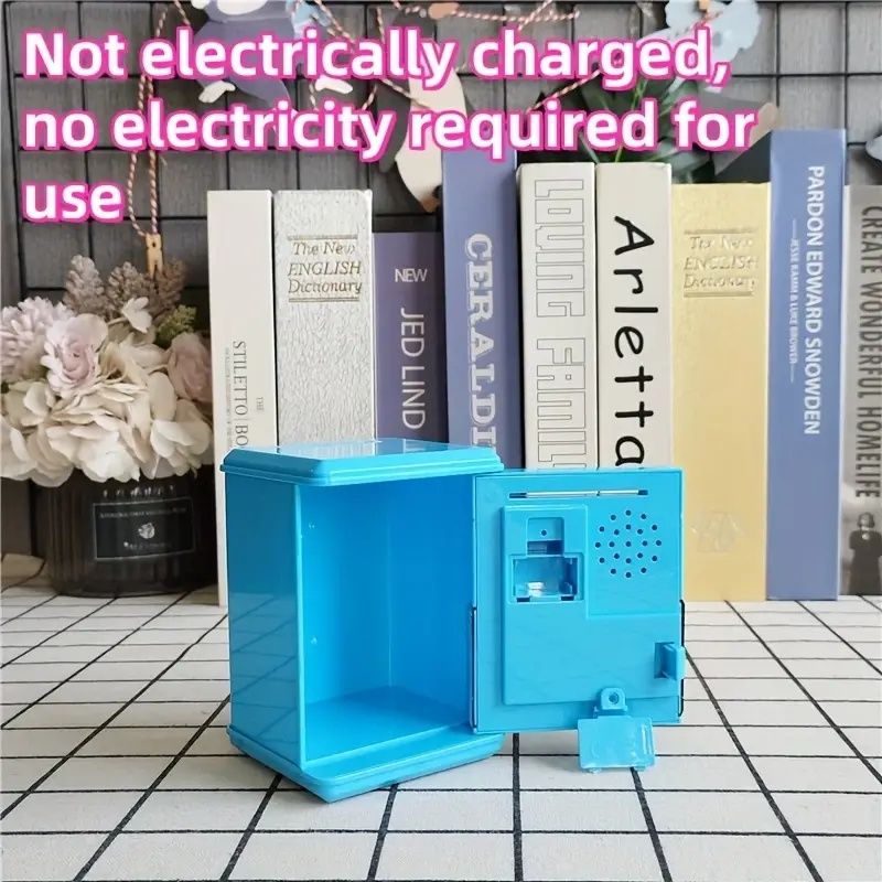 1pc Stitch & Angel Cartoon Square Large Capacity Piggy Bank, No Power Required, Cute Coin Storage Box, Home Office Desktop Decor, Ideal Christmas Birthday Gift for Classmates, Friends, Family