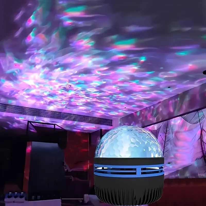 【Promotion】2 in 1 Northern Galaxy Light, Northern Lights and Ocean Wave Projector with Remote CoLntrol, RGB Colorful Night Light for Bedroom Home Decor Gifts (Aurora & Wave)