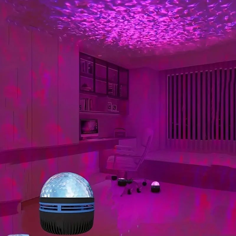 【Promotion】2 in 1 Northern Galaxy Light, Northern Lights and Ocean Wave Projector with Remote CoLntrol, RGB Colorful Night Light for Bedroom Home Decor Gifts (Aurora & Wave)