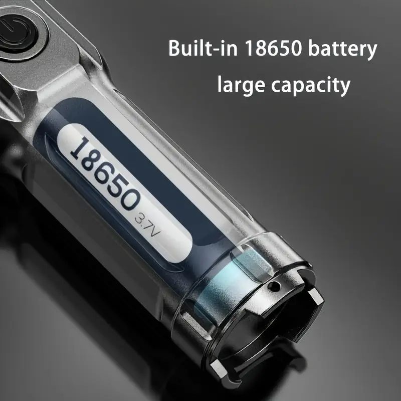 Strong Light Zoom Flashlight Cross-border Outdoor Multi-function Portable Home Small Flashlight Telescopic Zoom Lighting Lamp