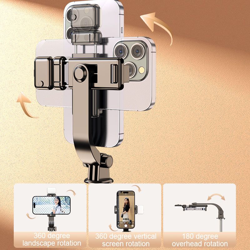 170cm Selfie Stick Tripod with 1 Fill Lights, 360° Rotatable Phone Tripod with Remote Control, Portable Extendable Selfie Tripod for Live/Video Travel for iPhone 16/15/14/13/12/11 Pro Max