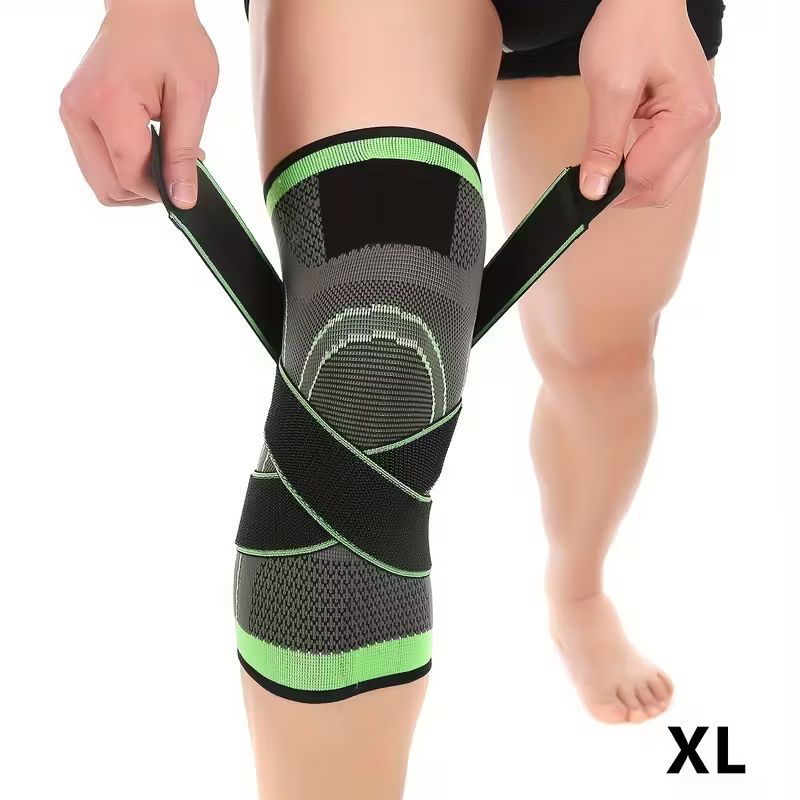 1pc Strap Knee Protector Sports Knee Support Adjustable Compression Breathable Joint Protection Sports Knee Protector Strap Compression Basketball Running