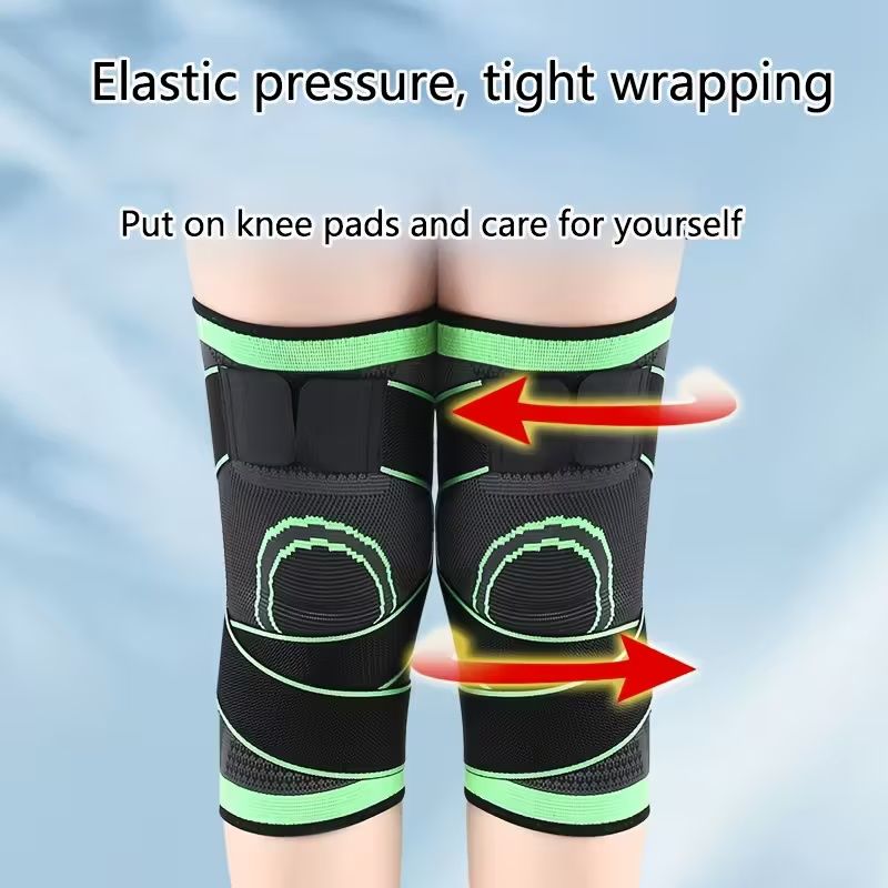 1pc Strap Knee Protector Sports Knee Support Adjustable Compression Breathable Joint Protection Sports Knee Protector Strap Compression Basketball Running